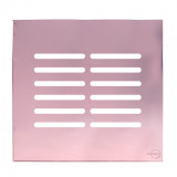 Placa p/ 12 Interruptores (especial) 4x4 - Novara Glass Ouro Rose